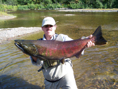 Ontario Canada Salmon Fishing Garden River Ont Pink Chinook Coho